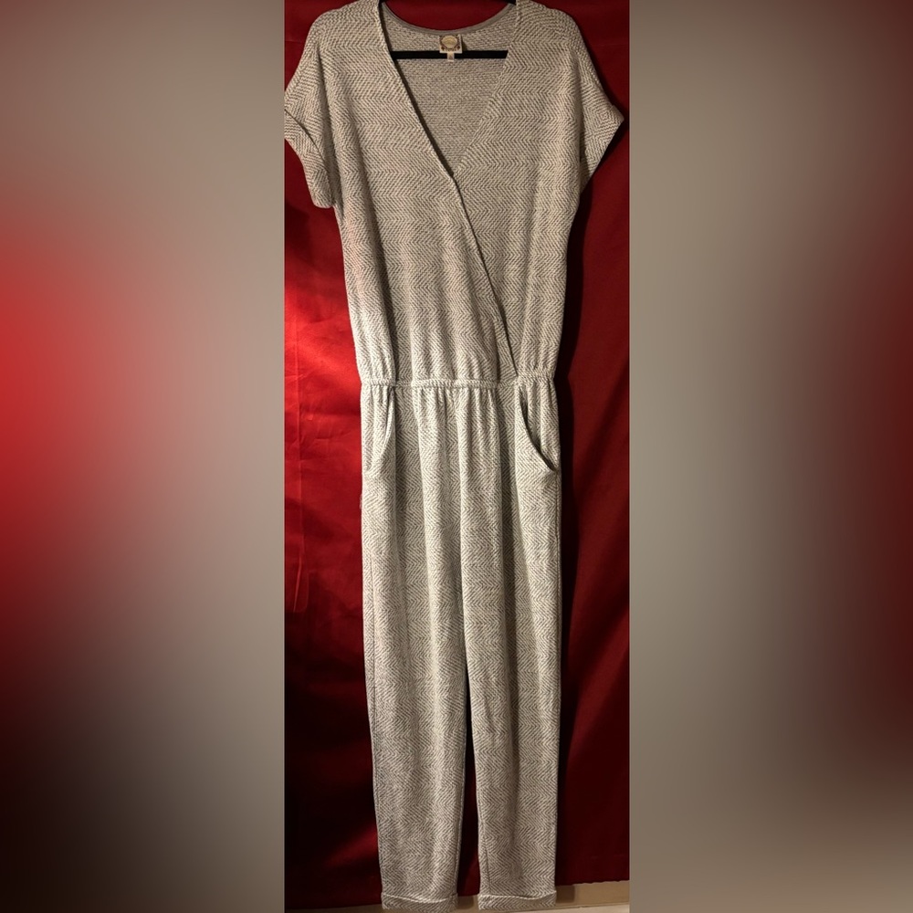 Chic Heather Gray Jumpsuit